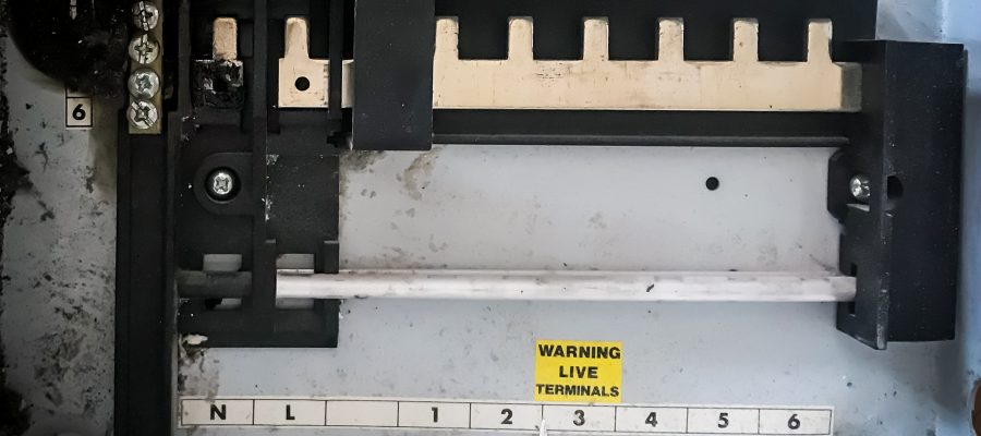 up close visual of an electrical terminal